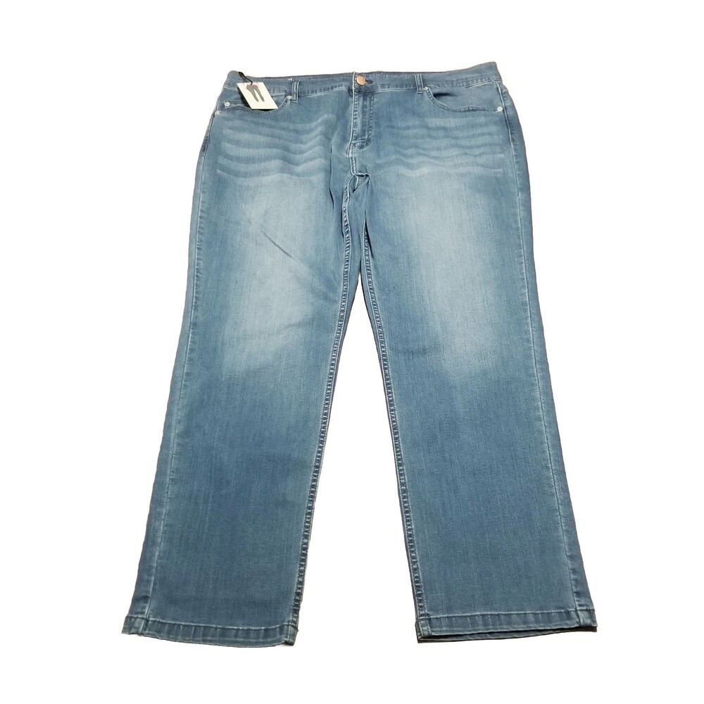 NWT Mugsy Lake Shores Jeans Men's Size 40x30 Blue Stretch Denim New (40×29.5)